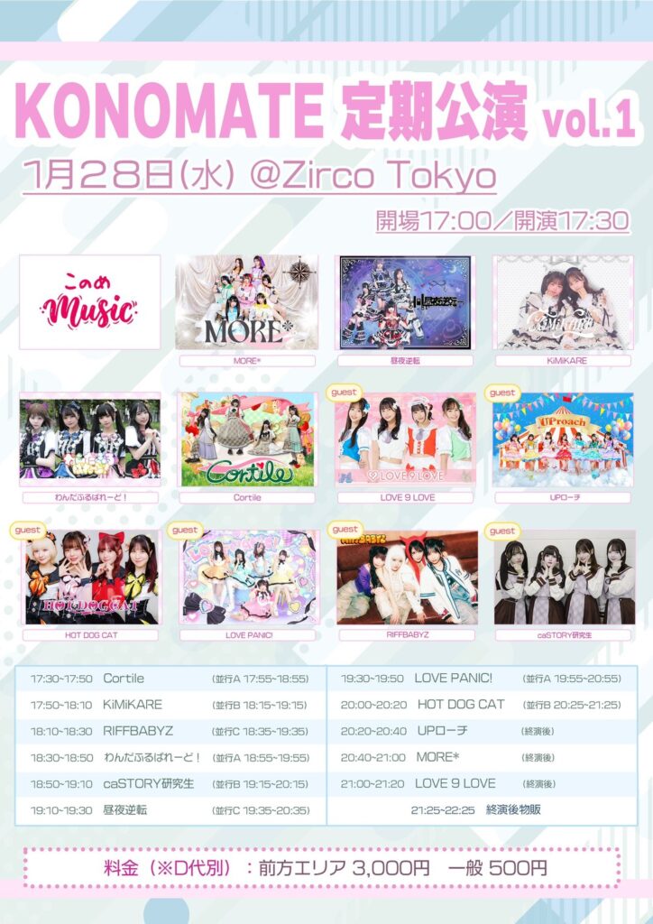 KONOMATE定期公演 vol.1